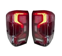Feux Arrière De Voiture Pour Ford Pour Ranger T9 2023 2024 2025 XL Xlt Pour Wildtrack Pour Pick-up Limité Feux Arrière Voiture LED Clignotants Feux De Freinage Feux Arrière Feu Arrière Extérieur(Red B