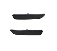 Feux Arrière d'Éclairage Pour Ford Pour Mustang 2010-2014 Coques Protection Feux Position Latéraux Pare-chocs Avant/arrière Lentille Sans Ampoule(2pcs smoked front)