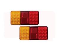 feux arrière Feu Arrière 24 LED 12 V Pour Voiture, Remorque, Camion, Feu Stop, Clignotant, Lampe LED Pour Utes, Bateaux, Caravanes, Étanche Eclairage arrière Feux