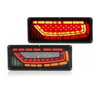 Feux Arrière Feu Arrière Dynamique À LED 12/24 V 2 Pièces Pour Camion Clignotant Stop Recul Remorque Bus Camping-car Ensemble Feu Arrière