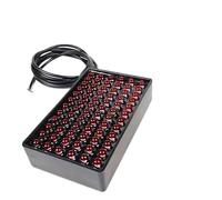feux arrière Feu de freinage universel à 72 LED pour voiture, feu pilote F1, feux de freinage à LED, lampe pilote pour pare-chocs arrière Eclairage arrière Feux(A-Red LEDs)