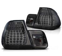 Feux arrière LED compatibles avec BMW Série 3 E46 2001 2002 2003 2004 2005 Berline GV-691 1 paire de feux arrière côté conducteur et passager Ensemble complet fumé