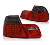 Feux arrière LED compatibles avec BMW Série 3 E46 2003 2004 2005 2006 Coupé GV-718 1 paire de feux arrière côté conducteur et passager Rouge fumé