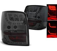 Feux arrière LED compatibles avec Volkswagen Passat B5 1996 1997 1998 1999 2000 Variant GV-1043 1 paire de feux arrière côté conducteur et passager Ensemble complet fumé