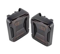 Feux Arrière LED Pour Wrangler JL 2018 - 2023 Feu De Freinage Arrière Clignotant Accessoires De Feux De Recul Feu Arrière Ensemble(Black USA)