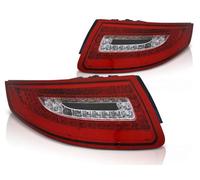 Feux Arrière LED Tuning Tuning Tec Pour Porsche 911 997 04-08 Rouge/Chrome