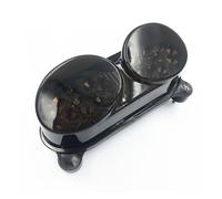 Feux Arrière Moto pour Kawasaki pour Ninja ZX9R ZX-9R ZX900 1998-2003 Feu Arrière Clignotants De Frein Lumière LED Intégrée Moto Feux Arrière(Dark Gray 2)