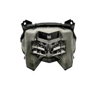 Feux Arrière Moto pour MT-09 FZ-09 FZ09 MT09 2017-2020 Feu Arrière Feu Stop Clignotants Feu LED Intégré pour Moto Feu Arrière Moto(Dark Gray)
