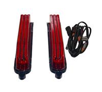 Feux Arrière Moto pour Touring pour CVO pour Street pour Electra pour Road pour Glide Moto LED Garde-Boue Arrière Carénage Frein Clignotant Feu Arrière Moto Feux Arrière(A)