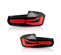 Feux Arrière Pour BMW F35 F30 318i 318Li 320i Série 3 2013-18 Clignotant avec indicateur séquentiel Ensemble feux arrière voiture à LED Tail Rear Light Assembly(A Smoker 2 pieces)