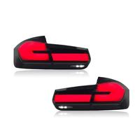 Feux Arrière Pour BMW Série 3 F30 F35 2013-2018 Eau Qui Coule Scintillement Voiture Feu Arrière Assemblage Feux LED Plug And Play(Blanc)