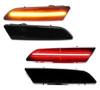 Feux Arrière Pour Chrysler Pour Crossfire 200-2008 2 Pièces Ambre Jaune Avant Si Marqueur Lumières Pare-chocs Avant Clignotant Lampe Assemblée 12V T10(4pc Front Rear1)