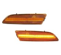 Feux Arrière Pour Chrysler Pour Crossfire 200-2008 2 Pièces Ambre Jaune Avant Si Marqueur Lumières Pare-chocs Avant Clignotant Lampe Assemblée 12V T10(2pc Front Amber1)