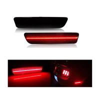 Feux Arrière pour Ford pour Mustang 2005-2009 Feu Position Latéral Arrière pour Mustang 3ème Feu Stop pour Mustang Feux Stationnement Plaque D'immatriculation Car Feu ArrièRe(2PCS Smoked Lens)