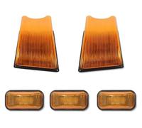 Feux Arrière Pour Hummer H2 SUV/SUT 2003-2009 Boîtiers De Feux De Position De Toit Avant Et Arrière De Voiture Compatibles Avec Les Lampes OEM Amber Red(5pc No Bulb)