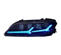 Feux Arrière Pour Mazda 6 2002-2008 Ensemble De Phares Source Lumineuse Complète Clignotants Séquentiels DRL Feux Avant Phare(Unlock is blue)
