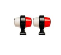 Feux arrière remorque Feux Arrière Remorque 12 V-36 V pour Camion, Feux Gabarit Latéraux pour Caravane Feux Arrière Tracteur Feu Arrière Remorque(2pcs Red White)
