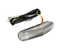 Feux arrière Replay FEU 50 A BOITE - MOTO TRIANGLE LUXE TRANSPARENT LEDS STOP PLAQUE HOMOLOGUE CE