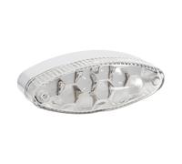 Feux arrière Replay FEU UNIVERSEL A LEDS OVALE TRANSPARENT 2 FONCTIONS STOP 9 ROUGES