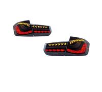 Feux Arrière Voiture Pour BMW F30 2013-2018 Ensemble De Feux Arrière De Voiture LED Frein À Eau Courante Scintillement Plug And Play De Recul Feu Arrière(Pair of Smoked)
