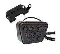 Feux Arrières Auto Lumière Pilote 12V Feux Freinage Arrière | Flash Arrière D'avertissement Automatique Feux De Sécurité DRL Voiture Et Moto(Noir)