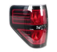 Feux Arrières Auto Pour Ford Pour F 150 Pour SVT Pour Raptor 2009-2014 Ensemble Feux Arrière De Voiture Feu Arrière De Pare-chocs Feu Arrière Feu Stop Arrière(Black Only Left)