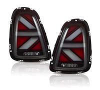 Feux Arrières Compatible Avec BMW Pour Mini R56 R57 R58 R59 Lentille Pour Rouge 2007-2013 JCW Union Style Jack Feu Stop Feu Recul Clignotant Feux Arrière Arrière Complets