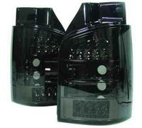 feux arrières design, LED, noir, T5/MULTIVAN 03->> pour: Volkswagen T5/Multivan/Caravelle 03-10