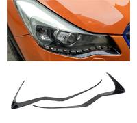 Feux Arrières pour Subaru XV 2012-2016 Voiture Phare Sourcil Lunette Arrière Avant Arrière Feu Antibrouillard Cadre Couverture Autocollant Garniture Fibre Carbone Feu Arrière Remorque(Down Eyebrow)