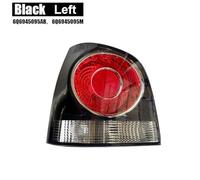 Feux Arrières pour VW pour Polo 9N 9N3 Hatchback 2005 2006 2007 2008 2009 2010 Ensemble Feux Arrière Feu Freinage Pare-Chocs Arrière 6Q6945095A 6Q6945096AB Feu Arrière Remorque(Black-Left)
