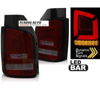 Feux Arrieres Vw T5 2010 À 2015 Rouge Fumée Full Led Seq Indicator