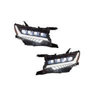 Feux Avant Assemblage Compatible Avec Toyota Pour Prado 2017 2018 2019 2020 2021 2022 Phare Dynamique Projecteur De Voiture Lentille Accessoires De Phares(RHD)