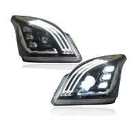 Feux Avant Assemblage Compatible Avec Toyota Pour Prado LC120 FJ120 2003 2004 2005 2006 2007 2008 2009 Ensemble De Lentilles De Projection Clignotants Phare DRL