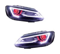 Feux Avant Assemblage Compatible Avec VW Pour Jetta MK6 2012 2013 2014 2015 2016 2017 2018 Phares DRL Clignotants Feux De Route Projecteur Lentille Phare De Voiture(Xenon)