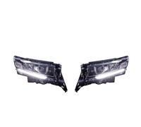 Feux avant auto Pour Toyota Pour Prado 2018 2019 2020 2021 Phare LED DRL Clignotant Faisceau Haut Ange Oeil Projecteur Lentille Phare Voiture Phares Avant(Single lens)