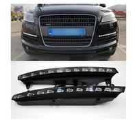 Feux Avant pour Q7 2006 2007 2008 2009 12V LED Feux Diurnes DRL Lumière du Jour Antibrouillard avec Clignotant Jaune Phares(Only Right,No Dynamic)