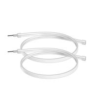 Feux Avants Auto 2X Ultrafine DRL 30 45 60cm Feux Jour Universels Flexibles Tube Souple Guide Bande LED Voiture Blanc Rouge Bleu Jaune Lumière Phare Avant(Jaune,60CM)