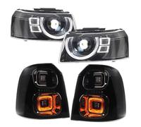 Feux Avants Auto Ensemble Feux Avant Et Arrière Led Pour Land Pour Rover Pour Freelander 2 2010 - 2015 Phares Voiture Avec Feux Arrière(2010-2012)