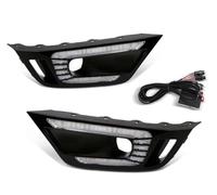 Feux Avants Auto Feu De Jour LED Blanc pour Voiture, Clignotant Jaune, Feu Antibrouillard, Pare-Chocs Avant, Conduite 12 V, pour Ford pour Ranger pour Raptor 2022 Ensemble Phare Avant(Only DRL)