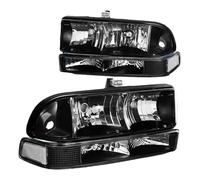 Feux Avants Auto pour Chevrolet S10 pour Blazer 1998 1999 2000 2001 2002 2003 2004 sans Lumière Phare Phare Phare Phare Avant