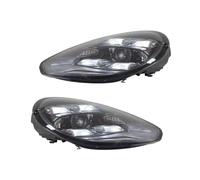 Feux Avants Auto pour Panamera 970 2010-2017 Phare LED Phares 971 DRL Lampe Frontale Ensemble De Lumière Avant Plug and Play Paire Lampe Frontale Projecteur Principal(2pcs10-14 Change Bar)