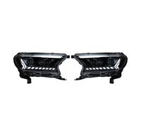 Feux Avants Voiture Pour Ford Pour Ranger 2016-2020 Phares Avant À LED Avec Feux Jour Clignotants Route Et Lentilles Projection Angel Eyes Phares Avant(For Right Hand Drive)
