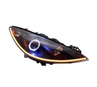 Feux Avants Voiture Pour Peugeot Pour RCZ 308cc 2010-2015 Phares Avant À LED Clignotants Feux De Route Lentille De Projecteur Angel Eye Phares Avant