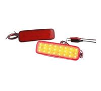 Feux Brouillard Arrière Pour Ford Pour Transit Pour Custom Pour Connect Pour TOURNEO 13-up 2x LED Pare-chocs Arrière Réflecteur Feu Stop(2pcs RED LENS)