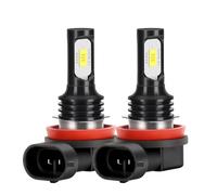 Feux Brouillard Avant pour BMW Série 1 E81 E82 E87 E88 Ampoule Feu Antibrouillard Avant Automatique À LED 6000K Phares Antibrouillard 12V 15000LM 2 Pièces Véhicule Feux Brouillard
