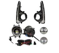 Feux Brouillard Ensemble Compatible Avec Toyota Pour Yaris Pour Vitz Pour US Pour Type 2018 2019 2020 Phares Antibrouillard Avec Fils Harnais D'interrupteur Kit Yeux D'ange Couvercle Chrome