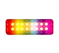 Feux clignotants pour véhicules, lumière stroboscopique solaire, Feux d'avertissement de voiture pour queue, Feux de sécurité, feux clignotants, feux anti-collision étanches pour la sécurité de condui