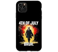 Feux d'artifice de Bruh George Washington du 4 juillet pour garçons et enfants Coque pour iPhone 11 Pro Max