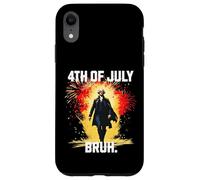 Feux d'artifice de Bruh George Washington du 4 juillet pour garçons et enfants Coque pour iPhone XR