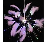 Feux d'artifice de plumes lampe décoration guirlande lumineuse éclairage extérieur la cour - multicolore